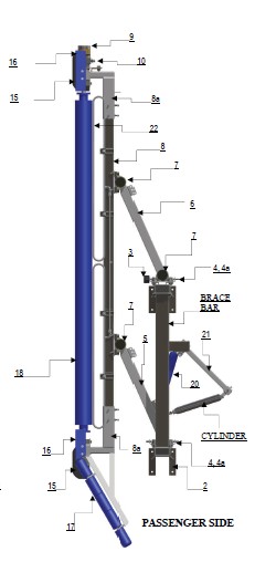 TIRE DRESSING APPLICATOR, MODEL R-TB5-CUS999: PASSENGER'S SIDE