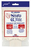 Snow White Professional Heavy-Duty Chenille Wash Mitts